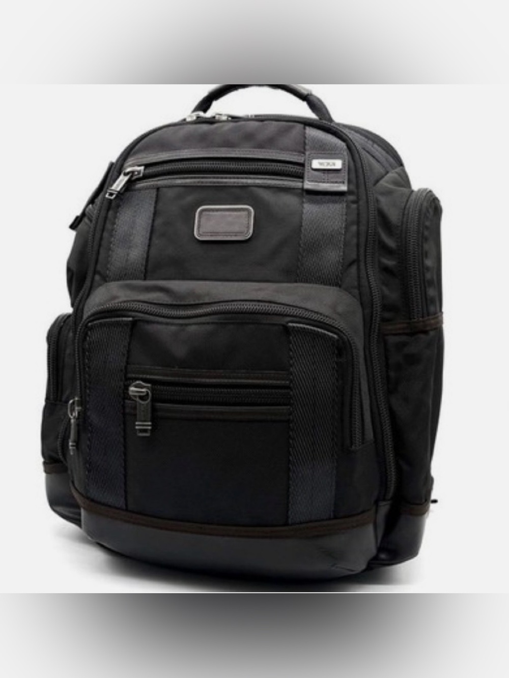 Tumi Black Men's Alpha Bravo Travel Backpack